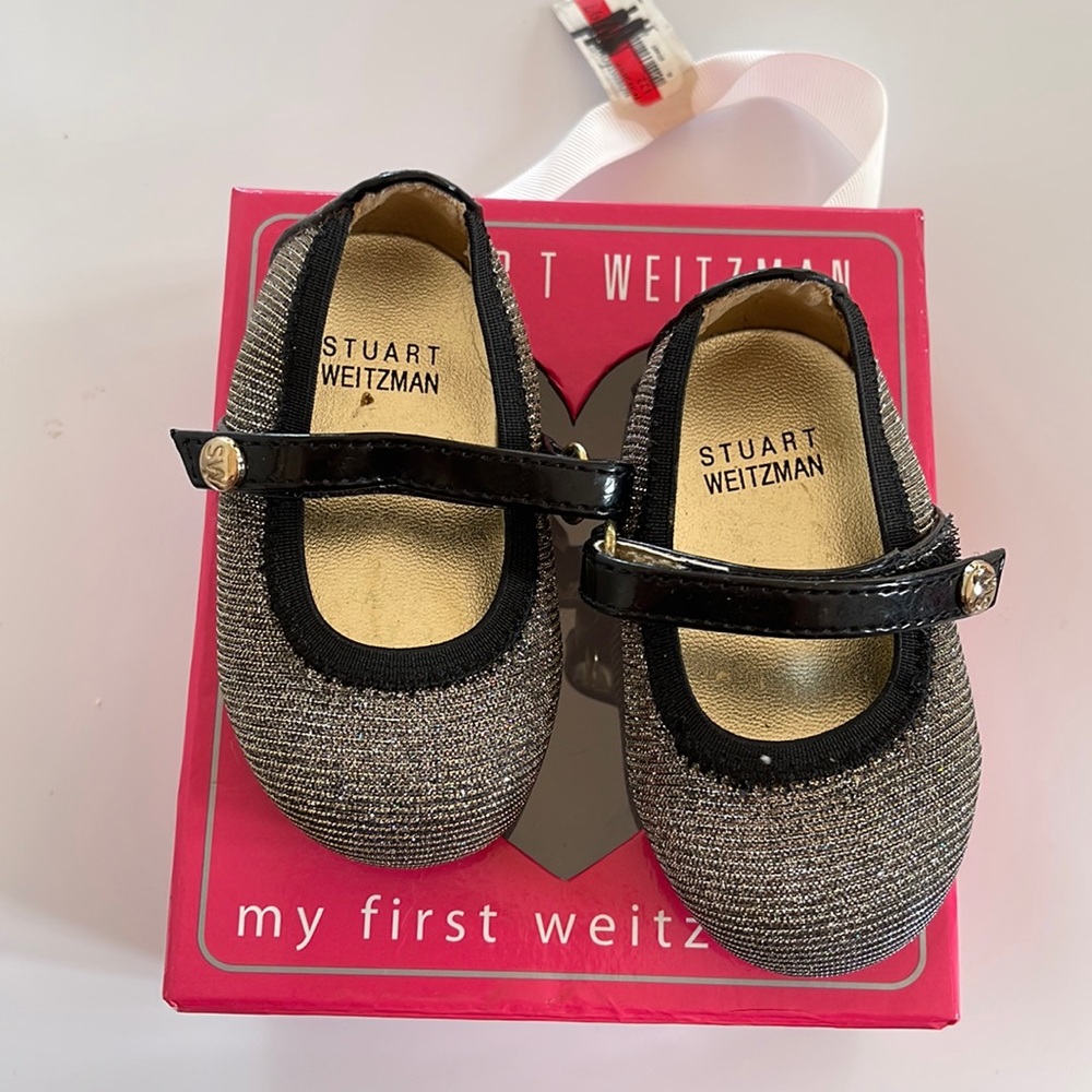 Stuart Weitman Crib Shoes